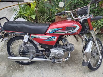 Hi speed 70cc motorcycle. Number All kpk register. biometric available