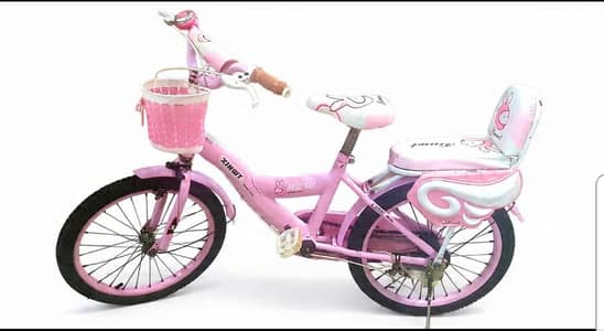10/10 Pink princess bicycle for girls