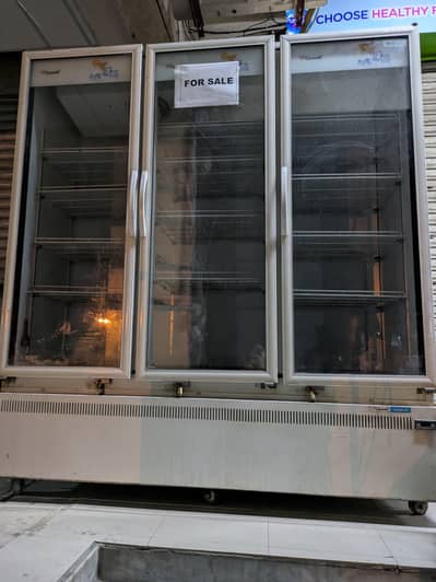 Caravell 3-Door Commercial Display Refrigerator