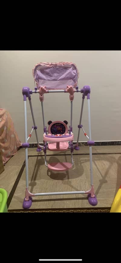Swing pink and purple colour