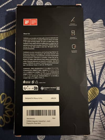 Torros  cover i phone 16 pro unused