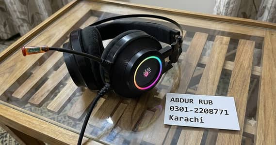 Bloody G528C RGB Gaming Headset - 7.1 Virtual Surround Sound