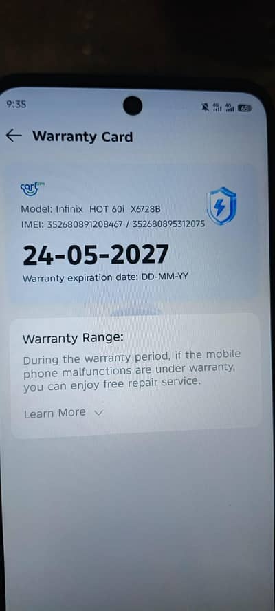 Infinix Hot 60i 6gb 128gb 03260616275