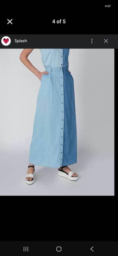 Tagged skirt from Splash UAE. j