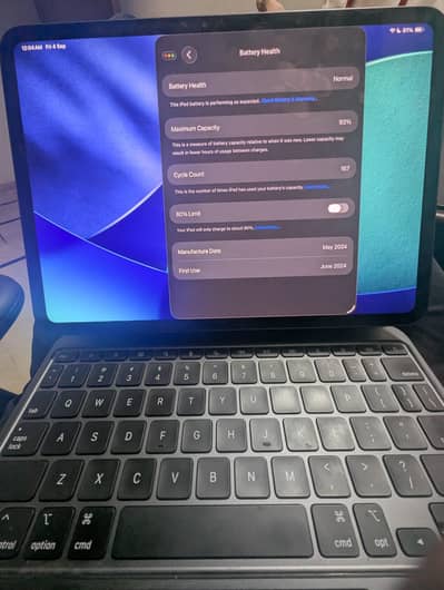 Ipad pro m4 11 inch with apple magic keybaord