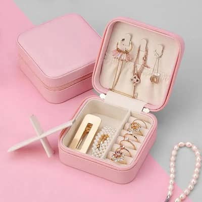 Portable Jewelry Organizer Box 