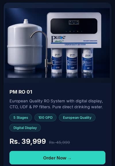 Pure Mac water filter