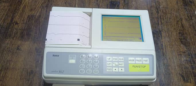 KenZ  Cardico 303 ECG machine with all accessories