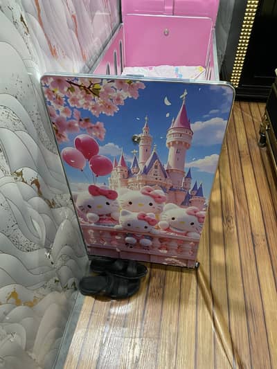 Baby Cot for Sale – Pink Color, 2 Drawers, 1 Month Used