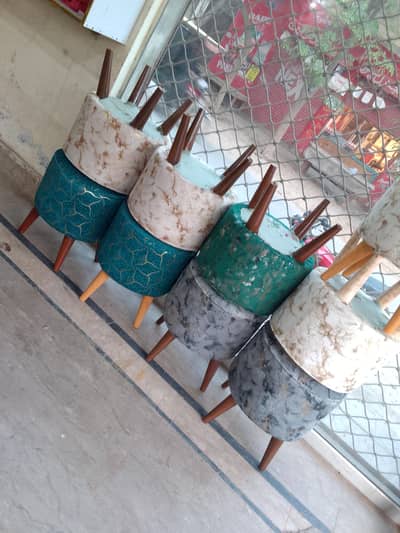 Wooden Moorah Stools