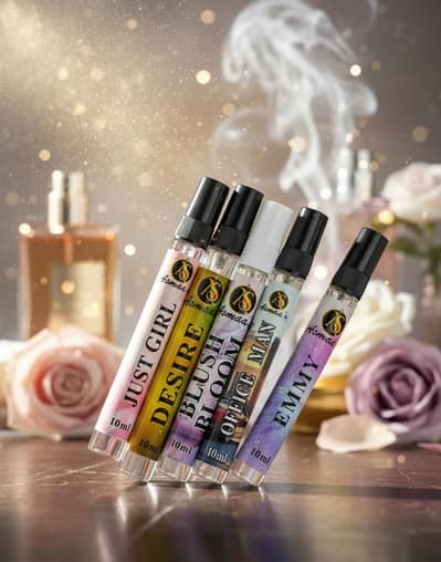 Mini Perfume Bottles (10ml) - Pack of 1, 3 & 6