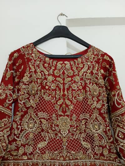 Bridal Lehenga Choli With Pouch For Sale
