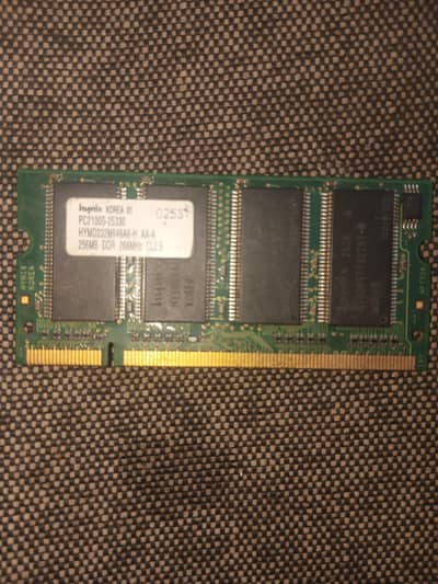 laptop ram 256mb