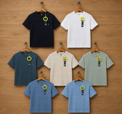 Men’s Knitted & Dry-fit Imported T-Shirts | M, L, XL | PKR 1,550