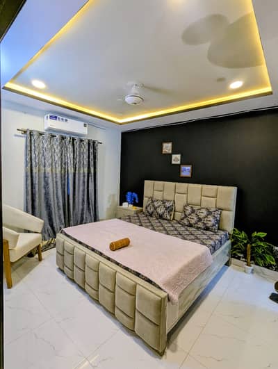 Per day weekly basic and monthly basic apertment Available in gulberg Greens Islamabad