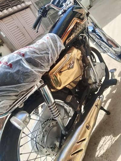 honda CG 125 black gold unregistered