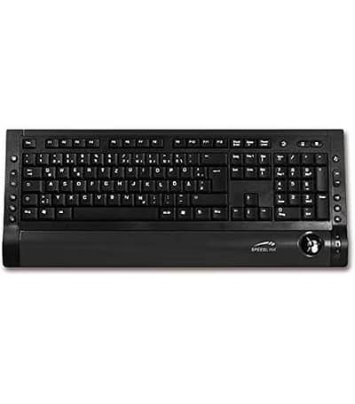 Speedlink Silent Keystroke Keyboard (Model: SL-6433-SBK).