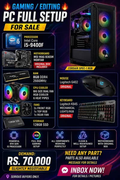 gaming pc sell 25k