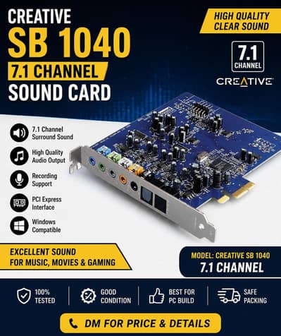 sound blaster 7.1 channel best for gaming
