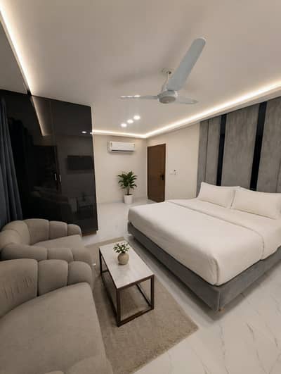 Per day one bedroom available for rent in e11 Islamabad