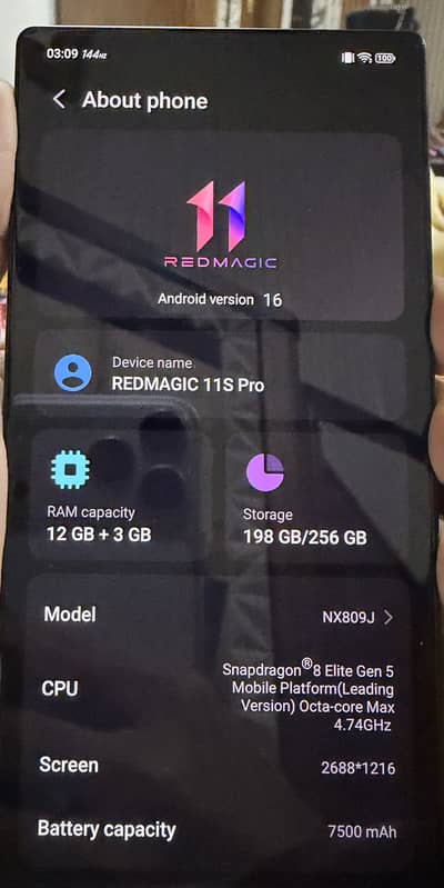 Zte nubia Global Version RedMagic 11S Pro