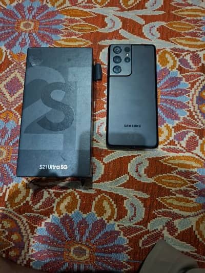 samsung s21 ultra official pta approved box and cabel just minor dot