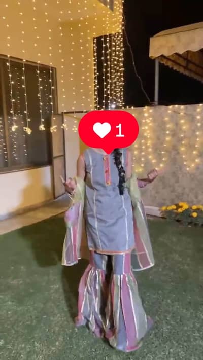 Wore only one time sharara