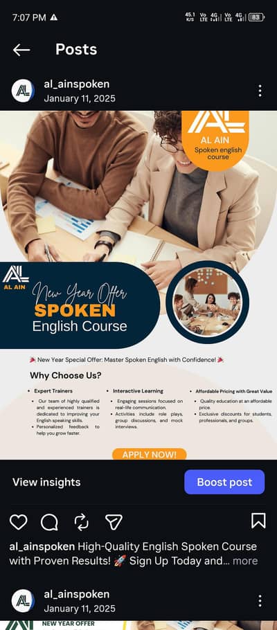 International Spoken English Course/Foreign Qualified Female Teacher