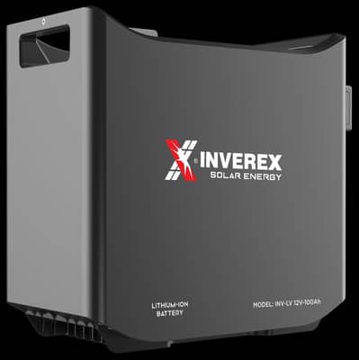Inverex 12V 100Ah Lithium-Ion Battery | 1.28kWh LiFePO4