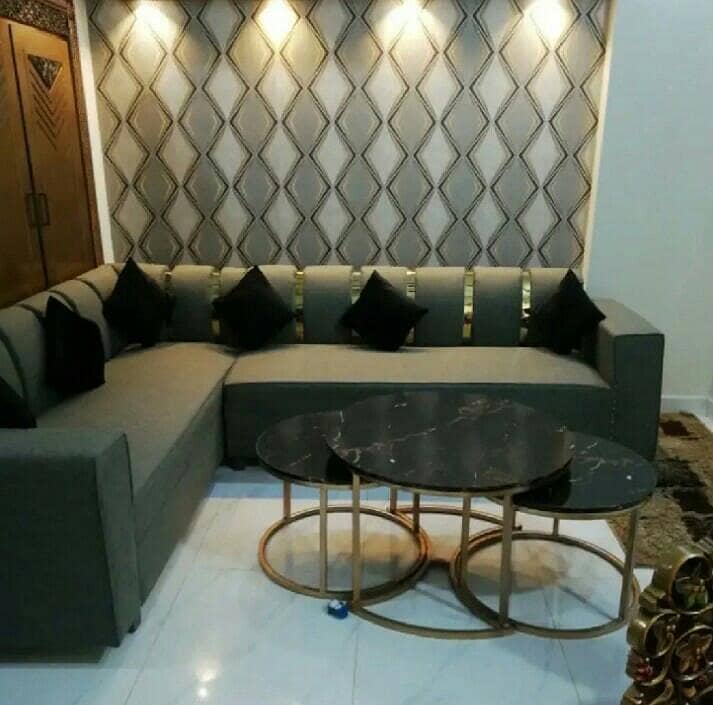 Custom Sofa Set - Order Par Tayyar | L-Shape, Single & Double Sofas 1