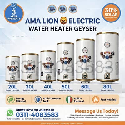 IMPOTAD ELECTRIC PLUS GAS GEYSER WATER HEATER GAYSER INSTA 03114093583
