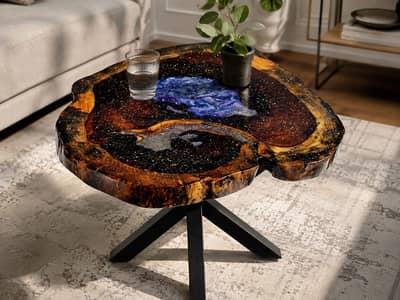 Epoxy Resin Center Table