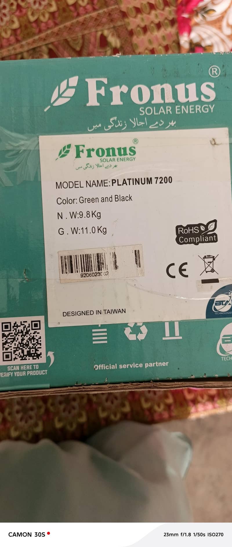 fronus pv7200 3
