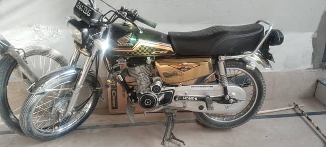 Honda CG 125 sulf start glod edition
