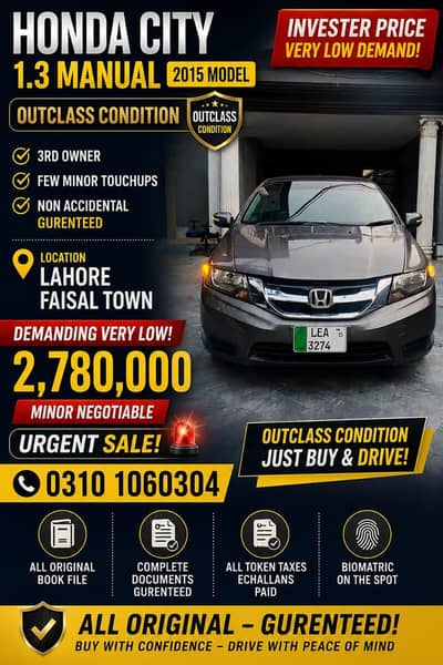 Honda City IVTEC 2015 Manual 1.3