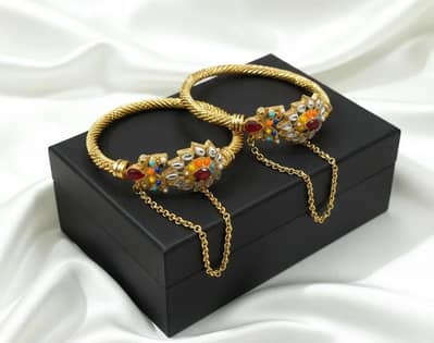 gold toned bangles