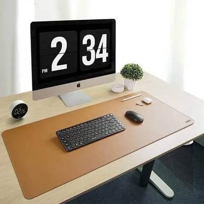 Xiaomi Desk Mouse Pad (Leather+Wood 2-Sided)  - XL Size