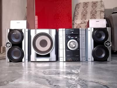SONY mhc RV888d Bluetooth with power subwoofer component sound system