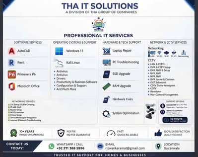 Complete IT Solutions for Homes & Businesses | On-Site & Remote Suppor