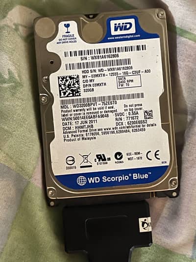 320GB hard drive