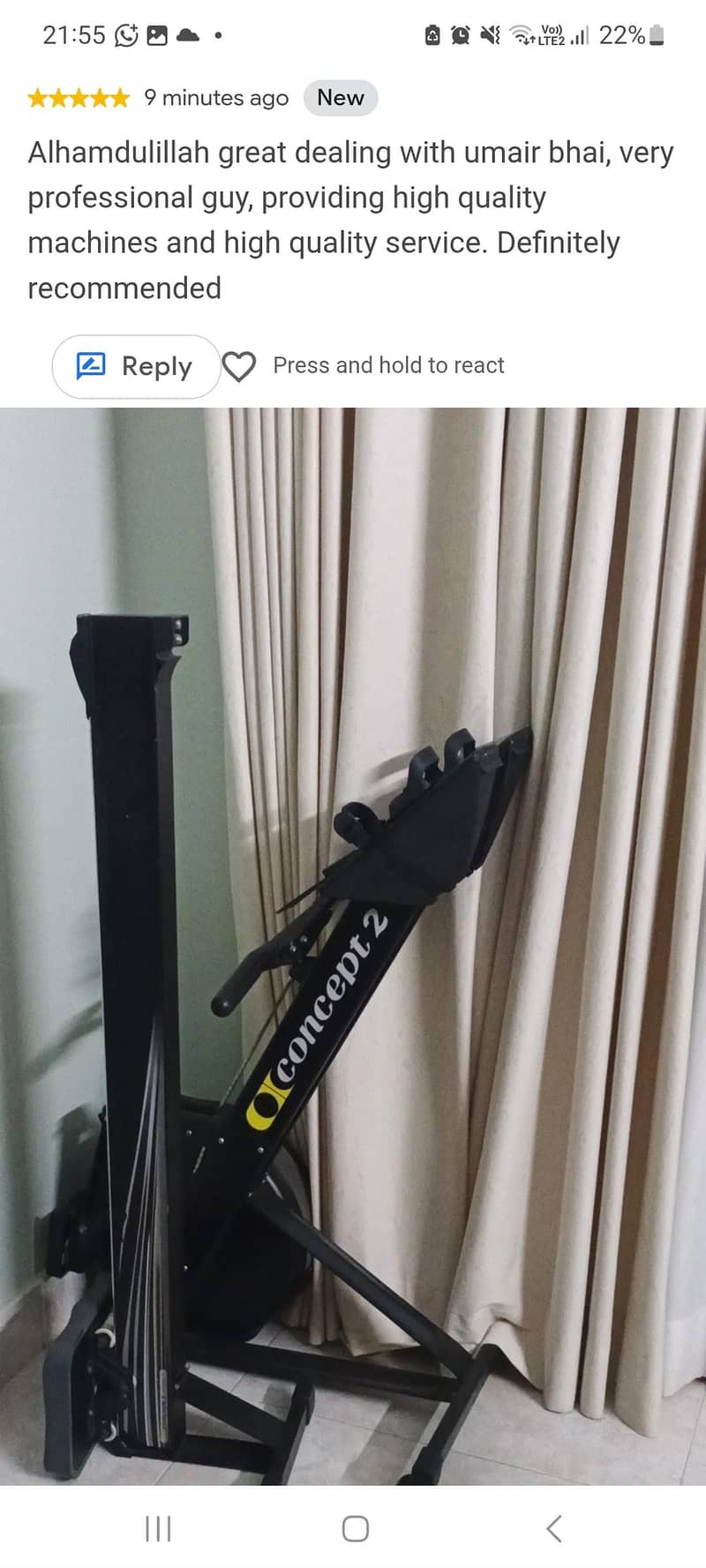 Concept 2 Indoor Rowing Machine. 17