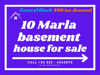 10 Marla 7 Bedroom House for Sale in Central Block | LDA Approved | Gas | Bahria Orchard Lahore