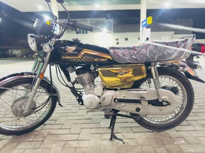 honda 125 self start gold edition urgent sale