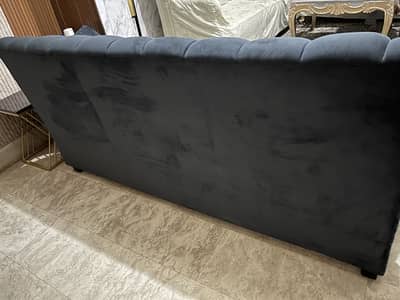 3seater sofa dark blue