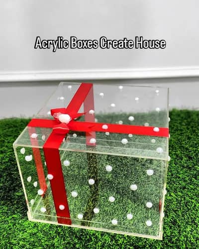 Acrylic Gift Box / Transparent Bid Box / Customised Decoration Boxes