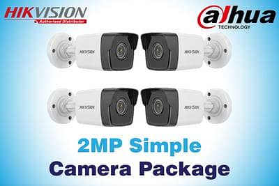 DVR 4 channel 2mp , 4 cameras 2mp night vision,  Hard Drive 500 GB