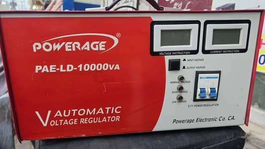 Powerage 10Kva Servo Motor ( Automatic Voltage Regulator  )