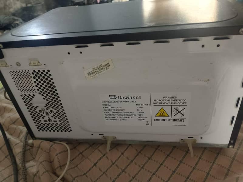 Dawlance oven 2