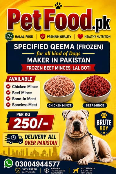 Fresh Chicken & Beef Raw Dog Food for Dogs