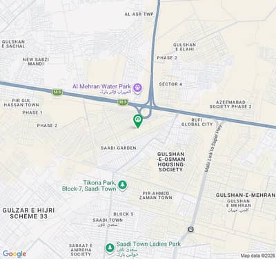 Saadi Garden Plot For Sale